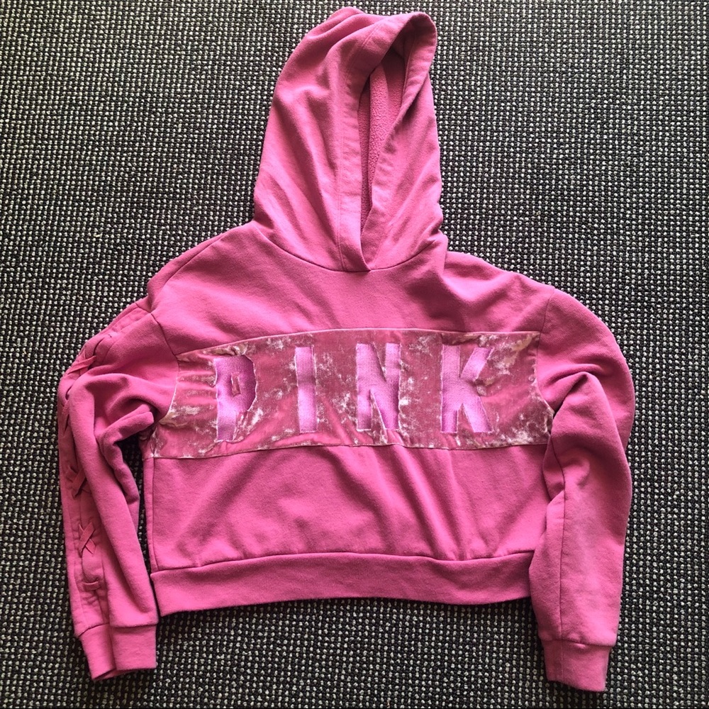 PINK by victorias secret crop sweatshirt